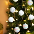 thumbnail image 6 of Leodye Christmas Candy Colored Foam Balls set of 1, Christmas Tree Ornaments Colorful Balls Christmas Decorations-9.4x9.4x3.1 in, 6 of 6