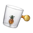 thumbnail image 2 of simhoa Coffee Cup Lightweight 350ml Christmas Present High Borosilicate Mug for Kitchen Pineapple, 2 of 7