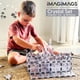 thumbnail image 2 of Juego de azulejos magnéticos para construcción Imagimags Crystal, 38 piezas, 2 of 8