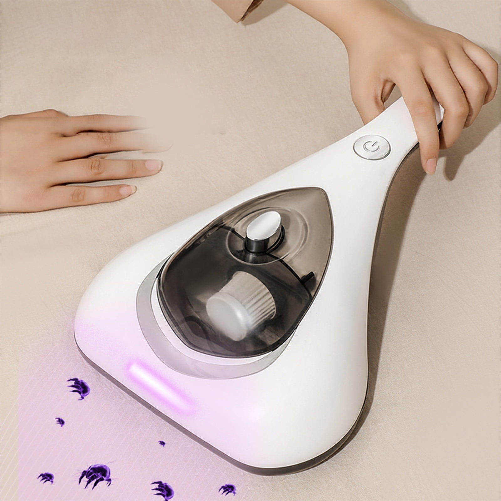 PPgejGEK Mattress Vacuum Cleaner, Tail Hot Air,Usb Charging Remover, 10kpa Strong Suction,High Frequency Slap Removal, Can Clean Sofa, Carpet Holiday