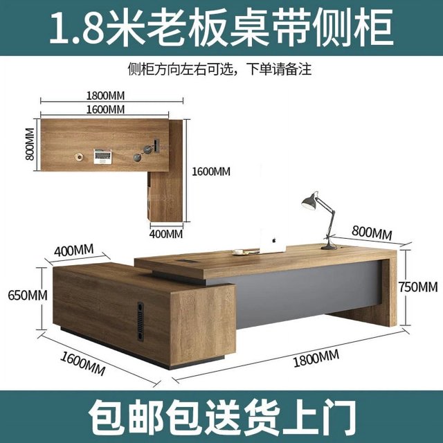 Corner L Shaped Office Desk Drawers European Monitor Reception Computer Desks Storage Supplies Mesa De Computador Furniture My Lux Decor Round
