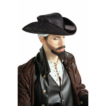 Distressed Suede Pirate Hat - One Size Fits All