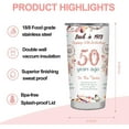 thumbnail image 4 of 50th Birthday Gifts for Women,20oz Coffee Cup Tumbler,1973 Birthday Gifts for Women,50th Birthday Decorations,Happy 50 Year Old Birthday Gifts Ideas,Turning 50 Funny Birthday Gifts, 4 of 6