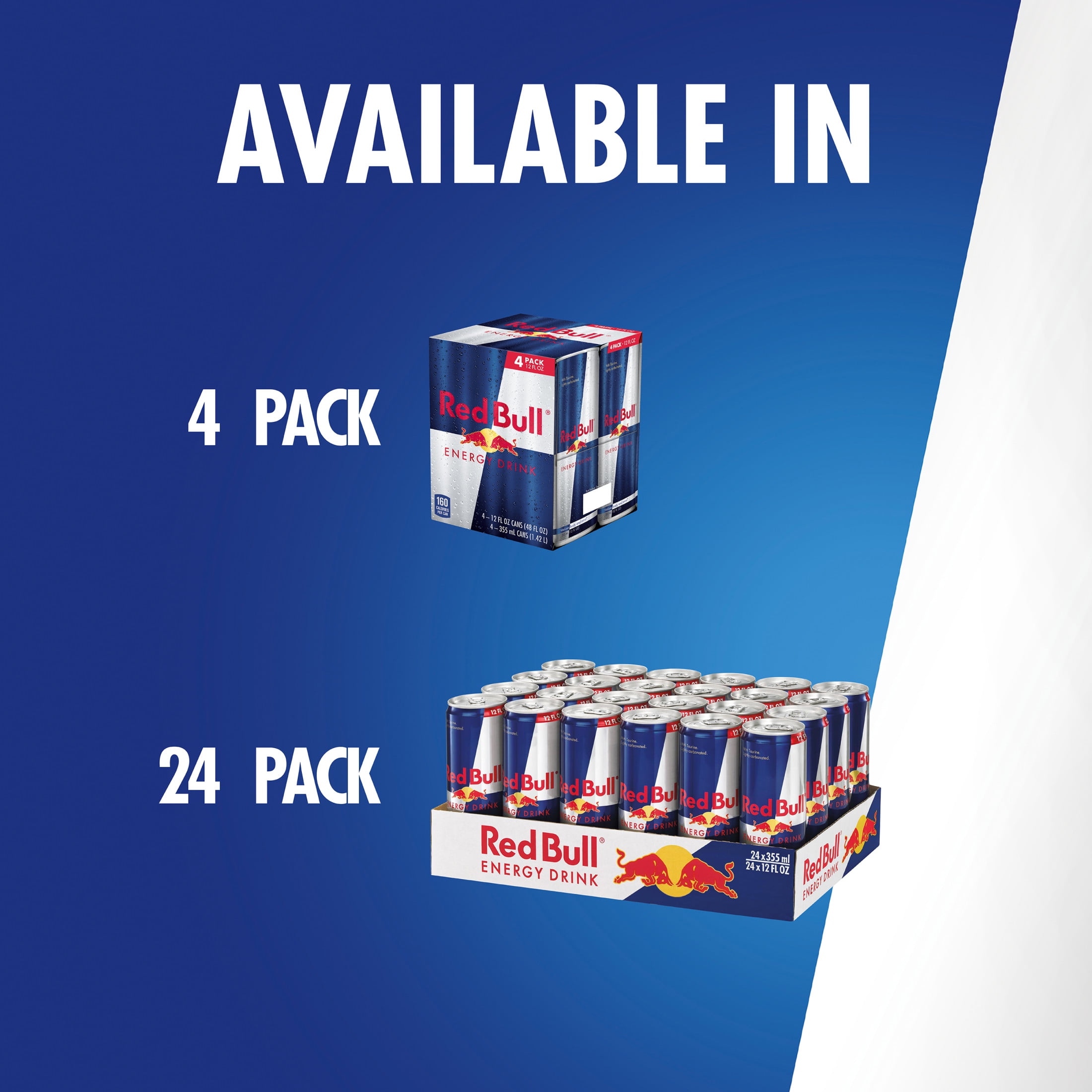 Red Bull Energy Beverage, 12 fl oz, 4 Pack Cans - Walmart.com Red Bull Energy Beverage, 12 fl oz, 4 Pack Cans - Walmart.com