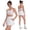 White, variant on Only Moment Tennis Skirts for Women with Shorts Polyester,Spandex Yoga Shorts Casual Boho Ruffle Tiered Skorts High Waist Mini Skirts Golf Tennis Crochet Shorts Skorts for Women Black,XS
