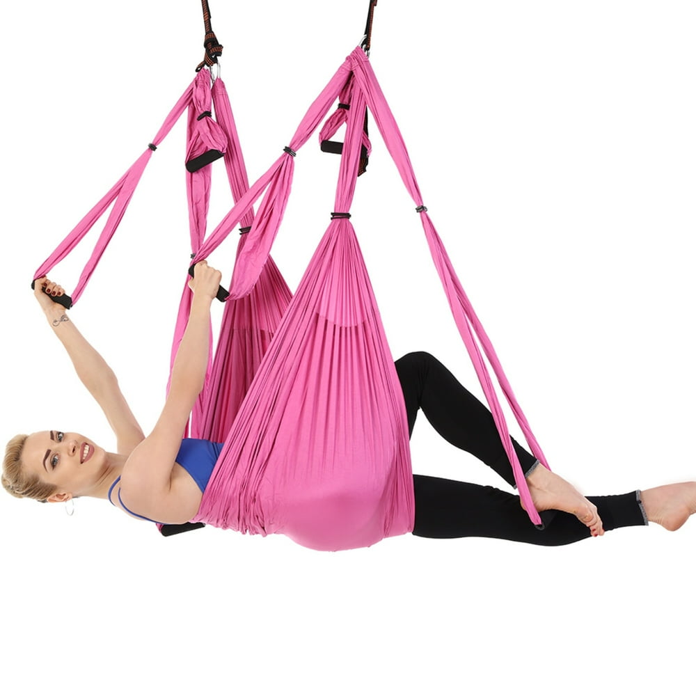 Yoga Swing Set, Yoga Hammock Sling Kit, Aerial Silks Set Inversion