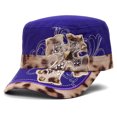 thumbnail image 2 of TopHEETWEAR PULSO ANIMAL CRUCHO CRUCHO ANIMIENTO CAVET CAPE - PURPLE CHL Sombrero de cadete, 2 of 2