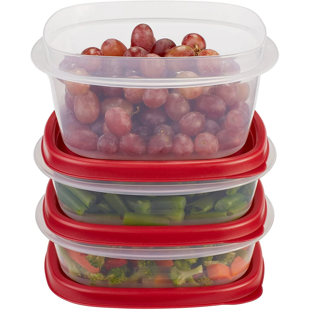rubbermaid easy find vented lid food storage containers, 6