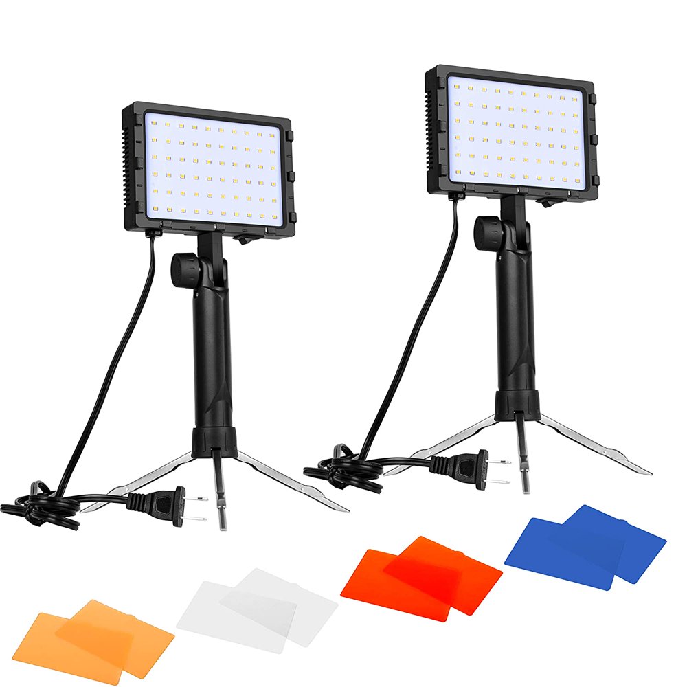 Emart 60 LED Continuous Portable Photography Lighting Kit for Table Top