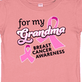 thumbnail image 4 of Inktastic For My Grandma-Breast Cancer Awareness Boys or Girls Baby T-Shirt, 4 of 5