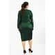 thumbnail image 3 of Vestido efecto metalico Roman Fashion /Tallas Extras, 4259 (Verde botella) verde oscuro 36, 3 of 7