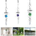 thumbnail image 3 of Spiral Wind Spinners With Crystal Ball Winds Chimes Garden Home Hanging Decor, 3 of 5