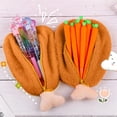 thumbnail image 3 of JOGZMZ Novelty Chicken Leg Pencil Pouch Soft Plush Fleece Novelty Pen Case Fun Food-Shaped Stationery Organizer, 3 of 6
