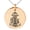 Rose, variant on Stainless Steel Nautical Anchor Ship Helm Wheel Engraved Small Medallion Circle Charm Pendant Necklace