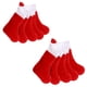 thumbnail image 1 of Wosthever Calcetín colgante de Navidad de 6/10 Uds., adornos colgantes de Navidad, bolsas rojas, adorno colgante para árbol de Navidad, decoraciones de Kits de decoración para fiestas No.02, 1 of 6