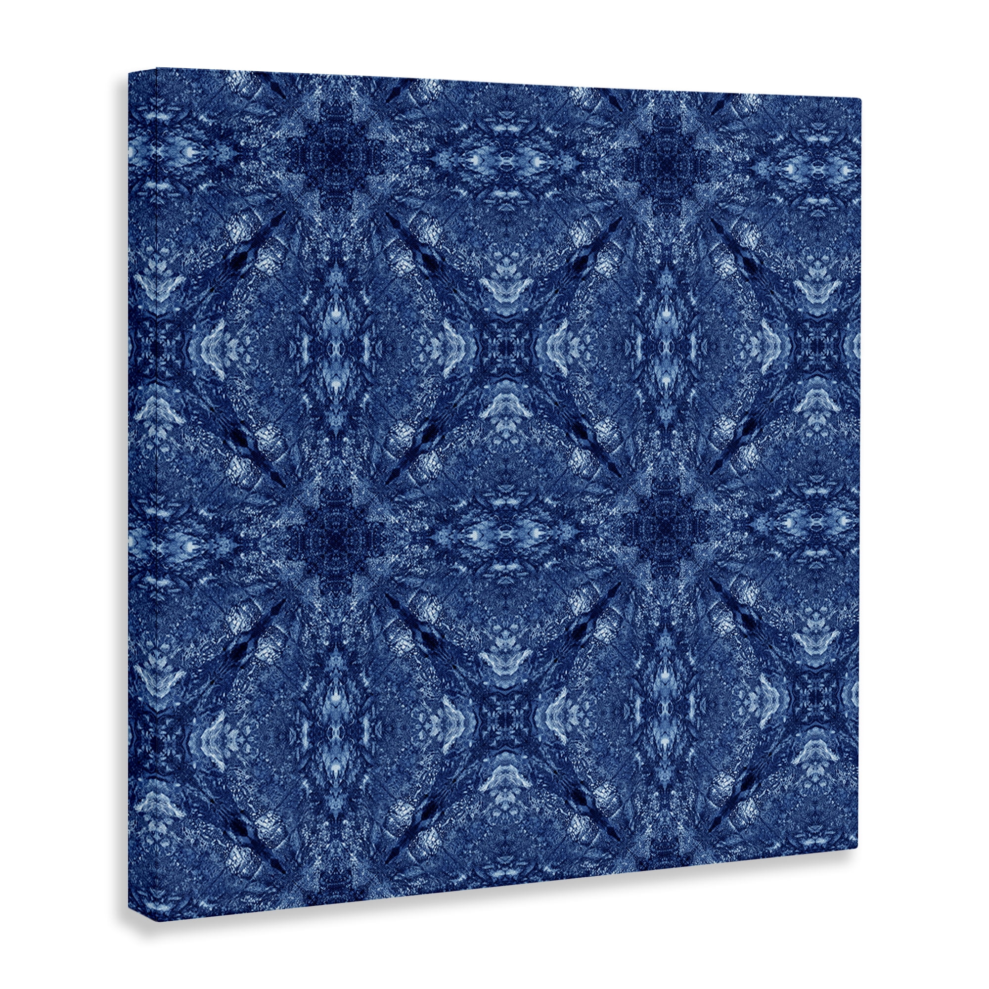 Stupell Industries Patterned Mosaic Tile Abstract Painting Wrapped Canvas Art Print Wall Art, 30 x 30