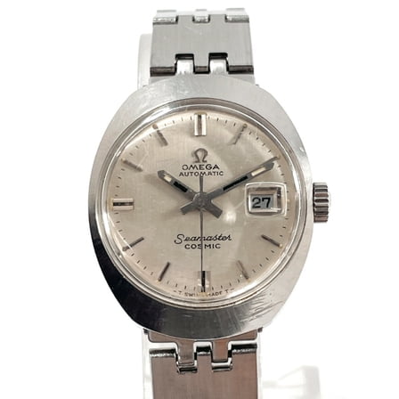 Pre-Owned OMEGA Seamaster Cosmic Ladymatic Watch, Stainless Steel/Stainless Steel,... (Good)