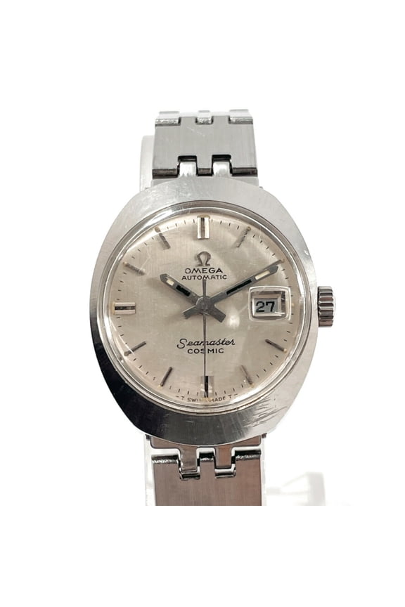 Pre-Owned OMEGA Seamaster Cosmic Ladymatic Watch, Stainless Steel/Stainless Steel,... (Good)