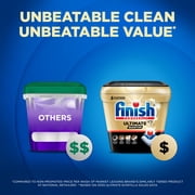 Finish Ultimate Quantum Dishwasher Pods, Dishwasher Detergent Dish Soap, 50% More Cleaning Power, 38 Tabs