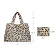 thumbnail image 2 of Wrapables Large Foldable Tote Nylon Reusable Grocery Bags, Starry Gray, 2 of 6