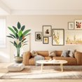 thumbnail image 4 of 7-ft artificial bird of paradise tree (2 pack) - fake palm tree para indoor/outdoor moderno decor, ideal para para home, oficina, y housewarming gift con 20 trunks y faux leaves, 4 of 7