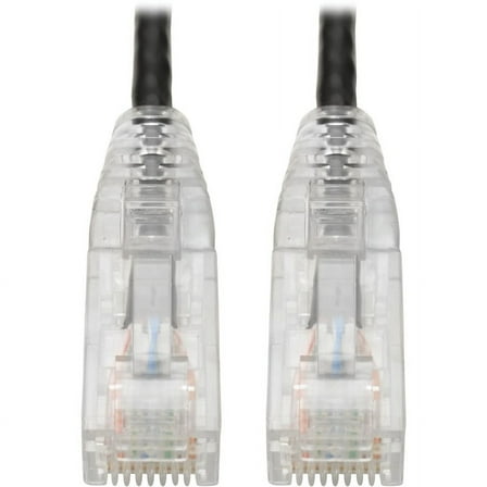 Tripp Lite Cat6 Utp Patch Cable (rj45), M/m, Gigabit, Snagless, Molded, Slim, Black, 1 Ft.