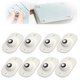 thumbnail image 2 of Mini Swivel Casters Wheels Universal Adhesive Pulley Wheel Self Adhesive 360 Degree Rotating Stora, 2 of 5