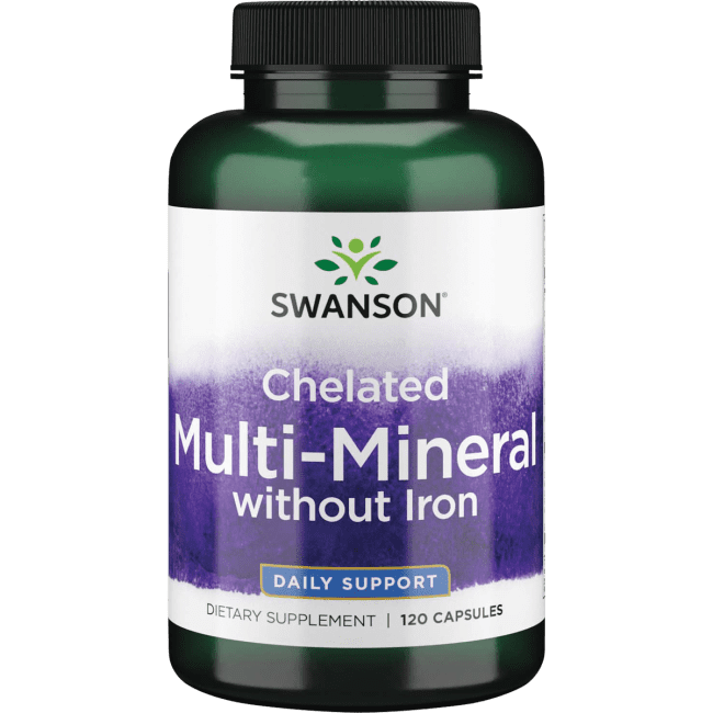 Swanson Albion MultiMineral without Iron 120 Caps