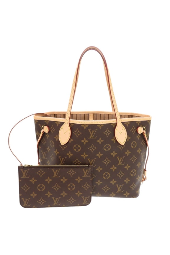 Pre-Owned Unused Louis Vuitton Neverfull PM Monogram M46979 IC Chip Brown Tote Bag LV...