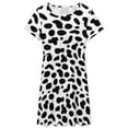 thumbnail image 3 of Dalmatian Pattern Sundress Short Sleeve Dress Summer Women Clothes Dress for Women Dresses, 3 of 7