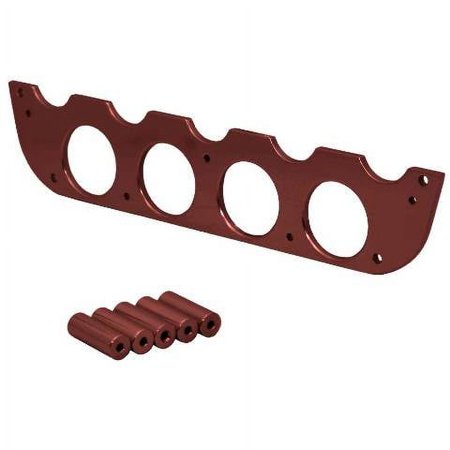 Legend Boat Rod Holder Panel 316449 | 14 1/2 x 3 Inch Red Aluminum