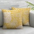 thumbnail image 3 of Heduofu Decorative Square Throw Pillow Case Set Flower Cushion Cover Double Sided Home Decor Pillowcase White, 3 of 5