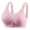 Pink, variant on Darzheoy Wire-Free Bra for Women Large Size Comfortable Breathable Bra Underwear No Rims 38/85BC