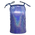 thumbnail image 2 of Antinious Toddler Girls Solid Shiny Sleeveless Summer Backless Performance Camisoles, 2 of 3