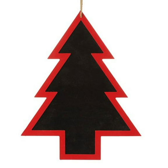 Raz Imports 16.5" Tree Shaped Christmas Ornament - Red/Black