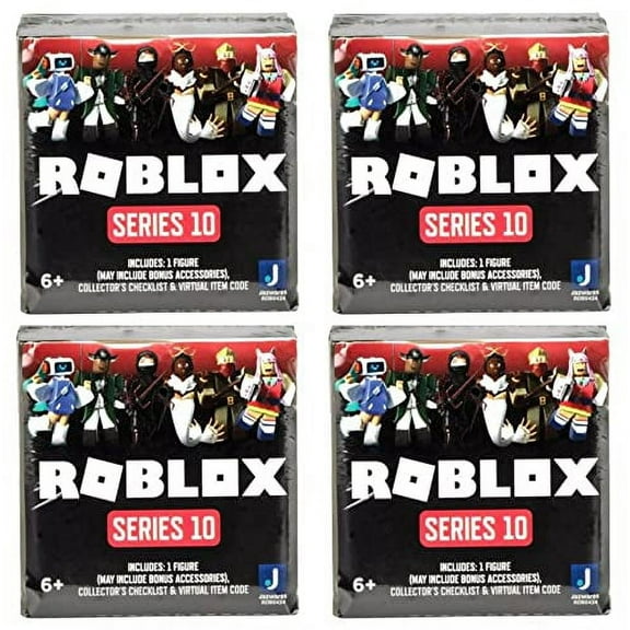 Roblox Action Collection, Series 10 Mystery, 4 Random Pieces (Military Green Assortment) WALMART ONLY
