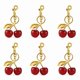 thumbnail image 1 of 6X Accesorio para Bolso y con Forma de Cereza, Dije para Bolso: Complemento de Moda para Estilo y Cotidianos, Liviano, 1 of 5