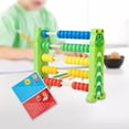 thumbnail image 1 of Marco de de madera Montessori, juego de matemáticas, estante aritmético de juguete con Multi Oruga perfke marco ábaco, 1 of 9