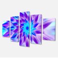 thumbnail image 2 of Pétales de Fleurs Bleus Exotiques - Impression sur Toile Florale, 2 of 3