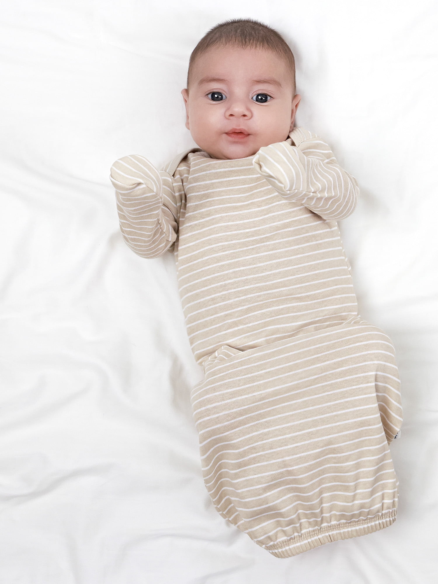 Gerber Baby Neutral Long Sleeve Gowns, 3Pack, Sizes Newborn
