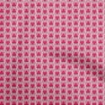 thumbnail image 1 of oneOone Cotton Flex Pink Fabric Geometric Fabric For Sewing Printed Craft Fabric By The Yard 40 Inch Wide, 1 of 5