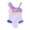 Blue-pink, variant on Girls One Piece Swimsuit Asymmetric One Shoulder Ruffle Mermaid Scale Ombre Pastel Glitter Script Swimwear for Grils Toddler Age 7 Years
