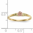 thumbnail image 2 of Primal Gold 10 Karat Yellow Gold with 12 Karat Rose and Green Accent Black Hills Ring, 2 of 7