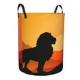 thumbnail image 2 of LNWH Laundry Basket, Sunset Lion King Pattern Foldable Laundry Hamper With Handles Waterproof, Medium Size, 2 of 8