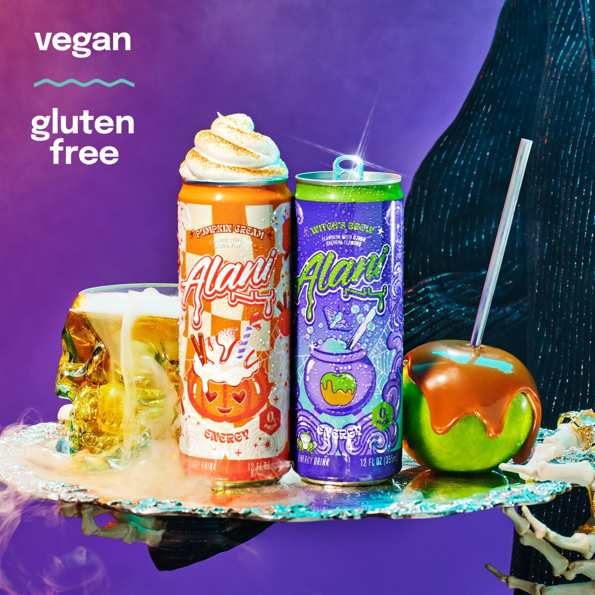 Alani Nu Sugar Free Energy Drink, Variety Pack, 2 Witch's Brew, 1