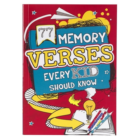 Book Softcover 77 Memory Verses Every Kid Should Know (Best Bible Verses For Children)