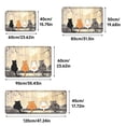thumbnail image 2 of YIMEIS Appreciate the moon and watch the cat 19.7''*31.5'' Flannel Non-Slip Mat, Rug for Bathroom Door, Mat for Balcony, 2 of 10