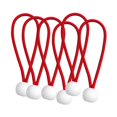 thumbnail image 1 of 6 Piezas de Tiras de Cordón Elástico Macarena Bungee Ball Rojo 9 pulgadas, 1 of 8