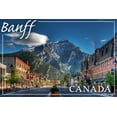 thumbnail image 1 of Banff, Canada, Downtown (16x24 Giclee Gallery Art Print, Vivid Textured Wall Decor), 1 of 3