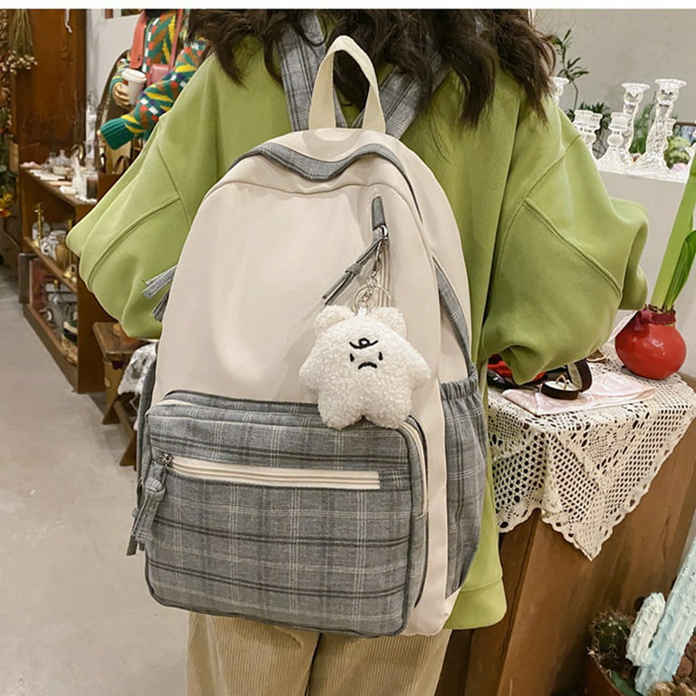 New Kawaii Women School Bag Waterproof Harajuku School Bags for Teenage  Girls Cute Travel Backpack